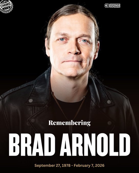 NEWS.ro: Brad Arnold, solistul trupei rock 3 Doors Down, a murit la 47 de ani. El suferea de cancer renal