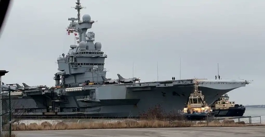 NEWS.ro: Ce se ştie despre drona „probabil” rusească neutralizată în apropierea portavionului Charles-de-Gaulle în Suedia / Kremlinul: 