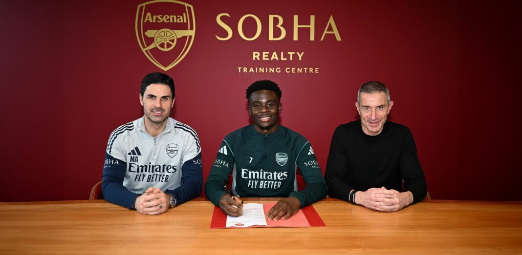 NEWS.ro: Fotbal: Bukayo Saka şi-a prelungit contractul cu Arsenal, până în 2031