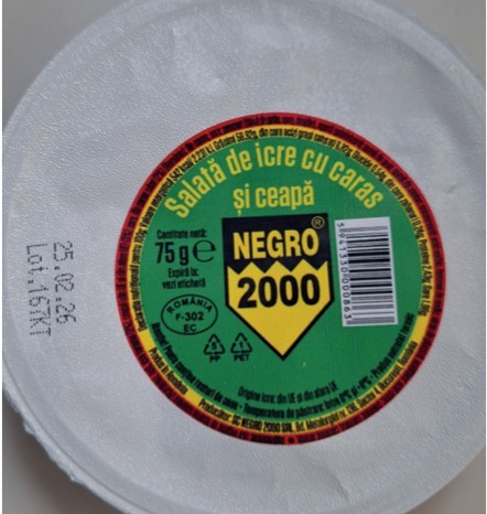 NEWS.ro: Lot de salată de icre cu caras şi ceapă, retras din magazinele Kaufland după ce a fost detectată bacteria Listeria monocytogenes
