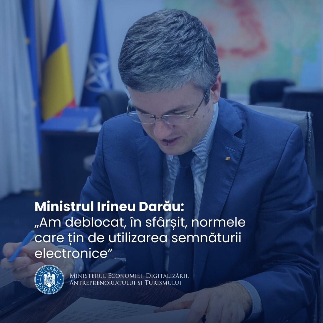 NEWS.ro: Ministrul Economiei: Aplicarea efectivă a semnăturii electronice intră într-o nouă etapă / Sunt eliminate blocajele şi este creat cadrul pentru utilizarea ei efectivă, atât de către furnizori, cât şi de către cetăţeni