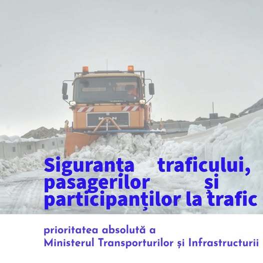 NEWS.ro: Ministrul Transporturilor, şedinţă cu responsabilii fiecărui mod de transport – rutier, feroviar, aerian şi naval, în contextul codurilor de avertizare meteorologică emise pentru perioada următoare