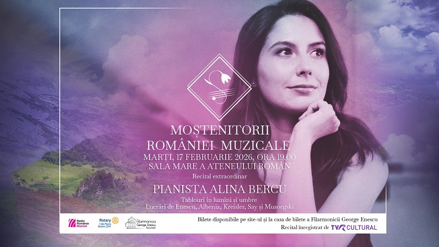 NEWS.ro: “Moştenitorii României muzicale” - Pianista Alina Bercu va susţine un recital-eveniment la Ateneul Român