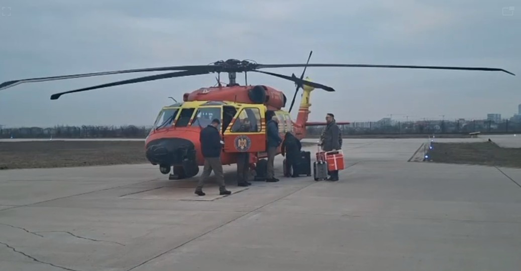 NEWS.ro: Organe pentru transplant prelevate la Iaşi, transportate cu un elicopter Black Hawk la Târgu Mureş şi Bucureşti