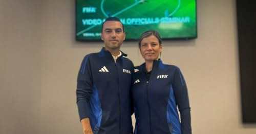 NEWS.ro: Ovidiu Haţegan şi Cristina Trandafir, la seminarul FIFA dedicat arbitrilor VAR