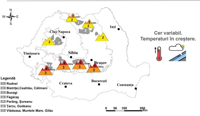 NEWS.ro: Risc crescut de avalanşă în munţii Bucegi, Făgăraş, Parâng şi Ţarcu-Godeanu. Avertizarea, valabilă până în seara zilei de 2 matie