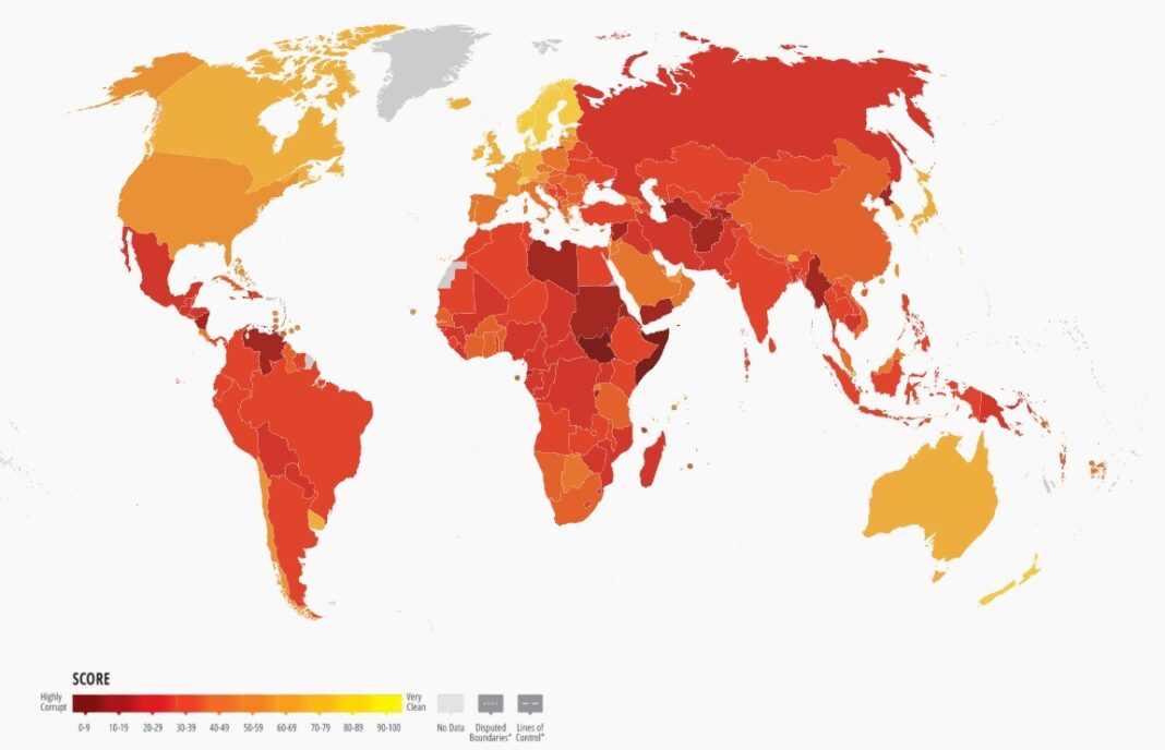 NEWS.ro: România a mai coborât un loc în Indexul de percepţie a corupţiei întocmit de Transparency International, fiind la egalitate cu Benin şi Sao Tome şi Principe
