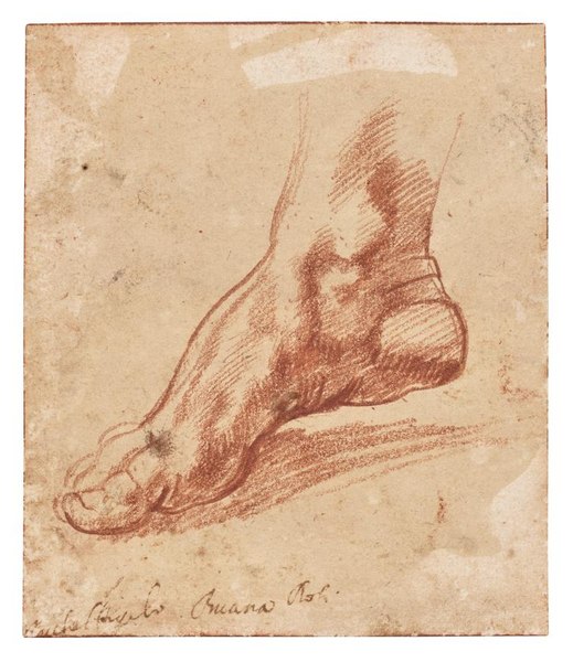 O schiță minusculă a unui picior, păstrată 200 de ani fără să-i știe autorul, vândută cu 27 de milioane de dolari