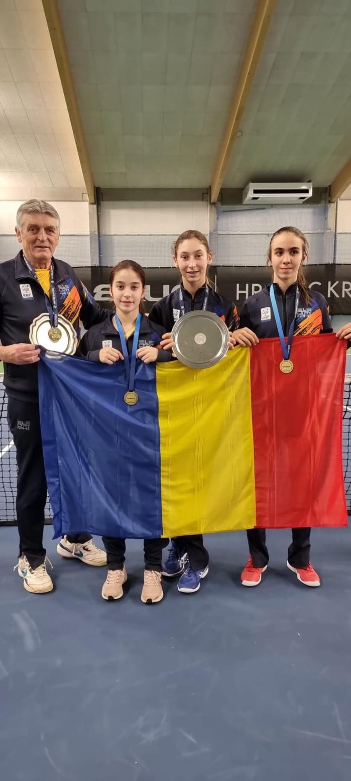 Performanţă istorică pentru tenisul românesc: România este campioană europeană indoor la U14!