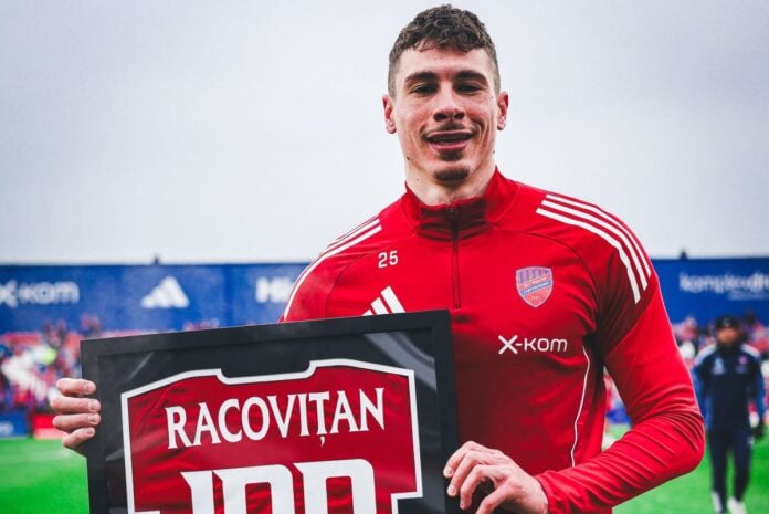 Racovițan, borna 100 în Polonia! Rakow i-a pregătit un moment special fundașului român