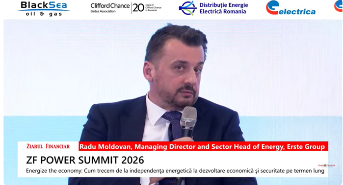 Radu Moldovan, Managing Director and Sector Head of Energy, Erste Group: Ne-am dori să finanţăm mult mai mult în infrastructură energetică şi aşteptăm mai multe proiecte în România. Băncile doresc să investească, dar pentru investitori este un echilibru între risc şi return