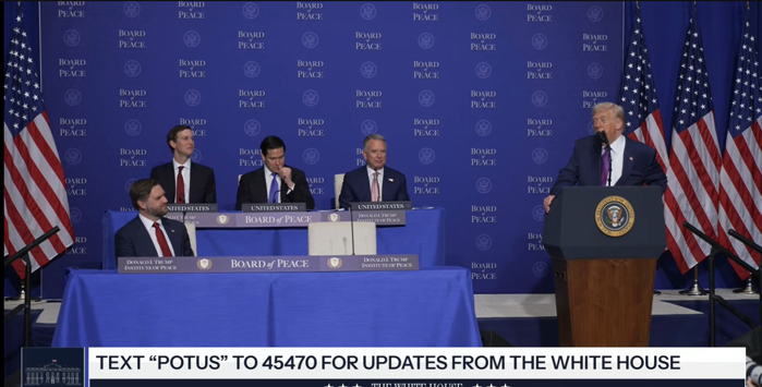 Reuniunea Consiliului de Pace de la Casa Albă: Preşedintele Donald Trump l-a introdus pe Nicuşor Dan drept ”premierul României”