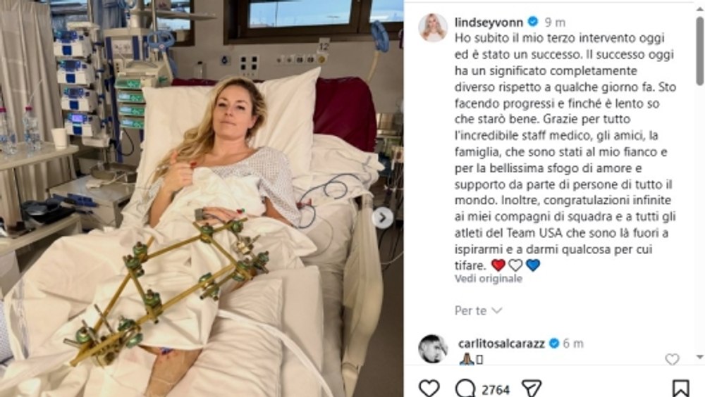 Schioarea americană Lindsey Vonn a suferit a treia operație. Tatăl sportivei i-a dat interzis să mai concureze