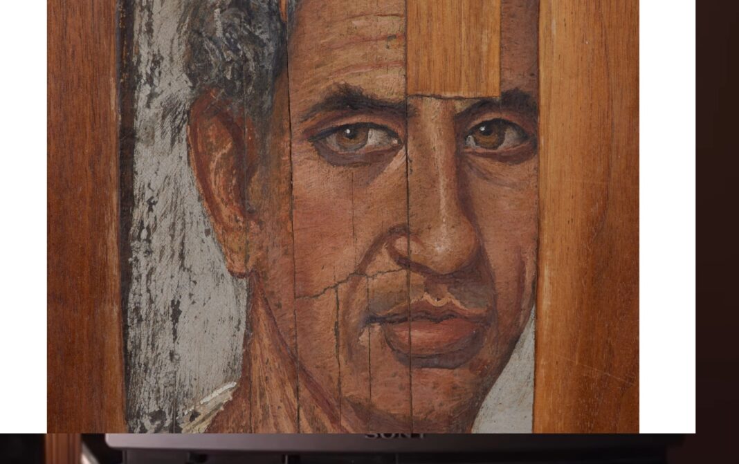 Un portret surprinzător al unei mumii de acum 2000 de ani, scos la vânzare la New York/ Chipul are trăsături moderne