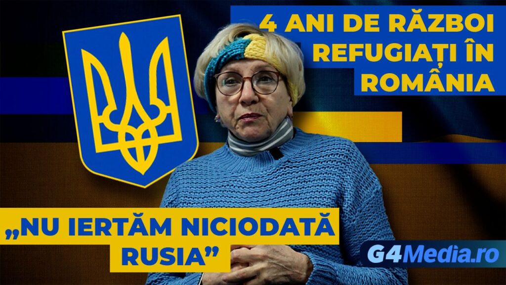 VIDEO 4 ani de război / Ludmila, refugiată în România la 70 de ani: „Nu, nu, nu, niciodată. Nu iertăm niciodată Rusia” / De la viața în URSS, din tată rus și mamă supraviețuitoare a Holodomorului, la cum și-a făcut noi prieteni „prin desene și semne” – episodul 4
