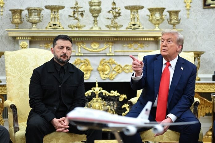 Zelenski îi cere lui Trump sprijin ferm: America nu poate ieși din acest război