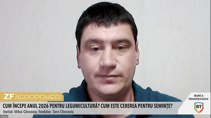 ZF Agropower. Producător de legume din Olt: Subvenţia de 1.500 de euro la 1.000 mp de legume cultivate în sere şi solarii este printre cele mai mici din UE. Sunt insuficienţi bani pentru a încuraja extinderea suprafeţelor, ca să producem mai mult de 40% din consum