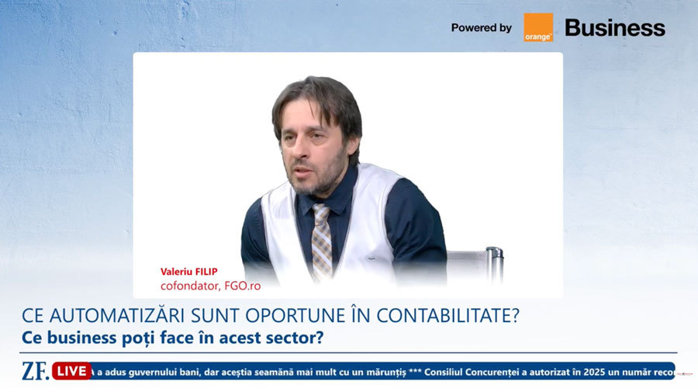 ZF LIVE. Valeriu Filip, FGO.ro: Am crescut de aproape patru ori în trei ani. Ne vom extinde în ţările din regiune, dar nu ca o insulă, ci ca un ecosistem - pe baza parteneriatelor şi integrărilor cu bănci, case de marcat, retaileri şi scheme de plată cu cardul. Platforma românească de facturare FGO.ro a depăşit 3 milioane de euro cifră de afaceri în 2025