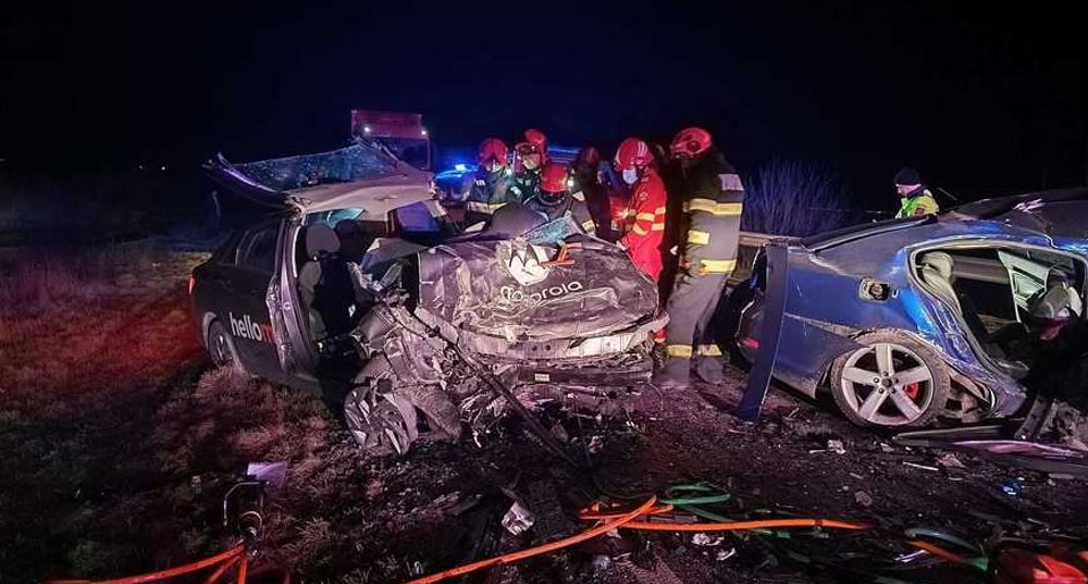 Accident grav în Brăila: o persoană a murit și alta a fost rănită. Traficul pe DN21, blocat