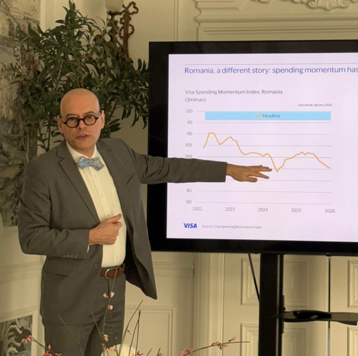 Adolfo Laurenti, Principal European Economist Visa Business and Economic Insights: Având în vedere contextul actual, oamenii percep şocul pe ca fiind pe termen scurt, ceea ce duce la utilizarea cardurilor de credit pentru a-şi menţine cheltuielile ca şi până acum