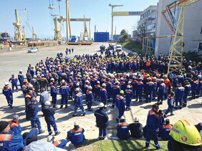 Adunarea Creditorilor de la Damen Shipyards Mangalia se va reuni pe 6 aprilie pentru aprobarea planului de reorganizare