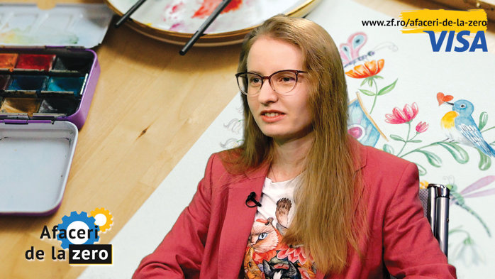 Afaceri de la Zero. Mădălina Niculae, absolventă de Arte plastice şi scenografie, a deschis anul trecut magazinul online Ludicolora, unde îşi vinde propriile printuri de artă şi ilustraţii, imprimate pe agende, semne de carte sau tricouri