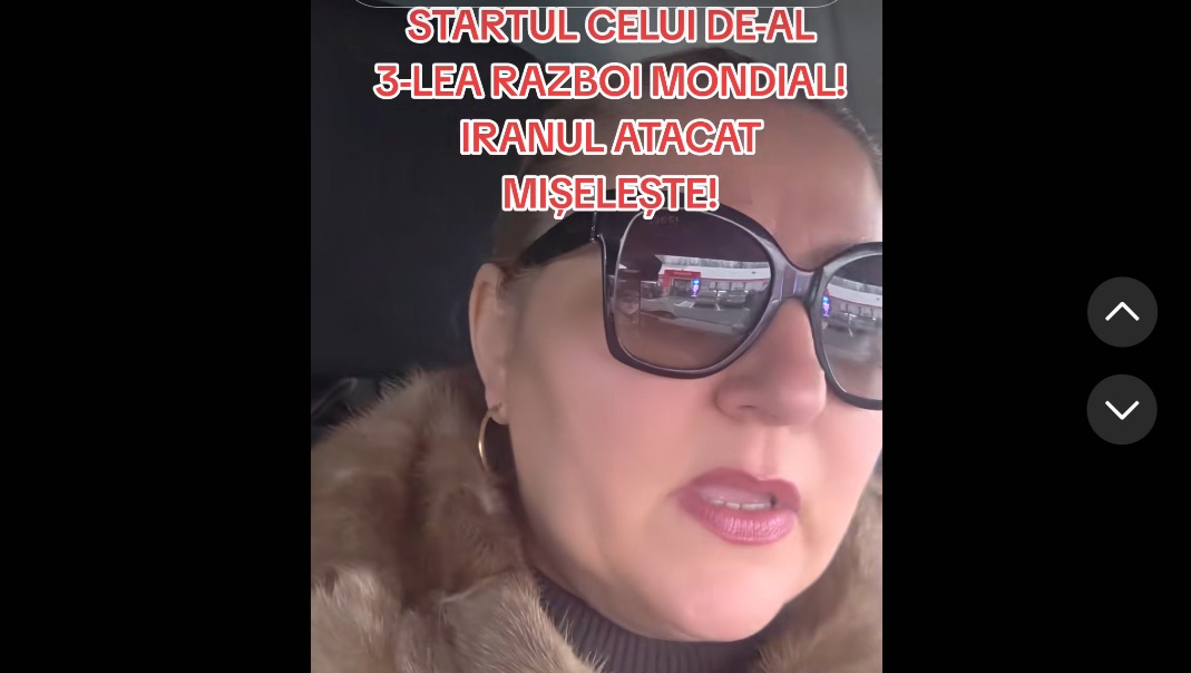 ”Al treilea război mondial” a început pe TikTok: 1,7 milioane de vizualizări la un clip al extremistei pro-ruse Diana Șoșoacă / Cum au transformat “suveraniștii” conflictul din Orientul Mijlociu în conflagrație mondială