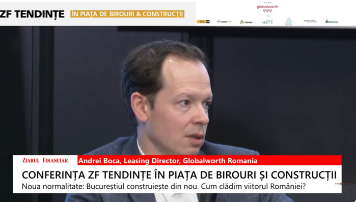 Andrei Boca, Globalworth: Construim, iar piaţa arată că poate absorbi aceste spaţii. Odată ce există ofertă nouă, companiile încep să ia în calcul relocări