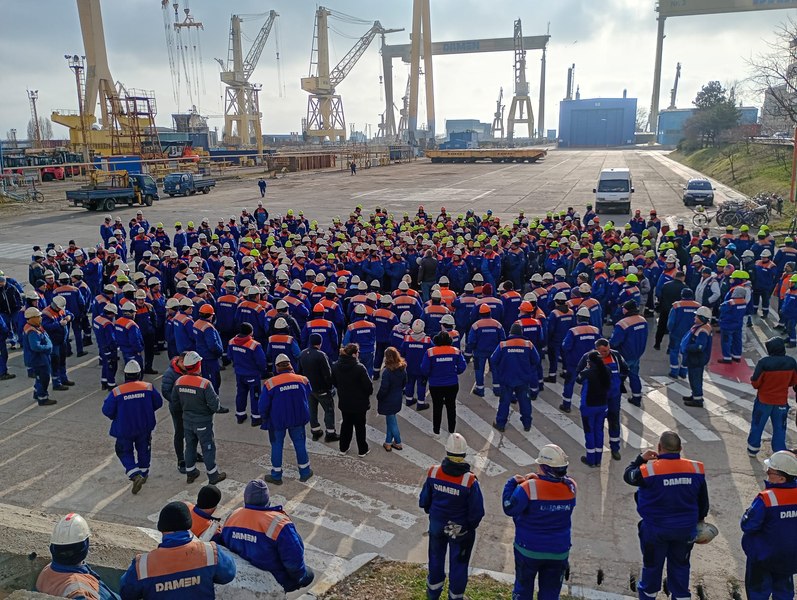 Angajații de la Damen Mangalia, Liberty Galați și Romaero își vor primi salariile restante până la Paște. Guvernul alocă peste 250 de milioane de lei