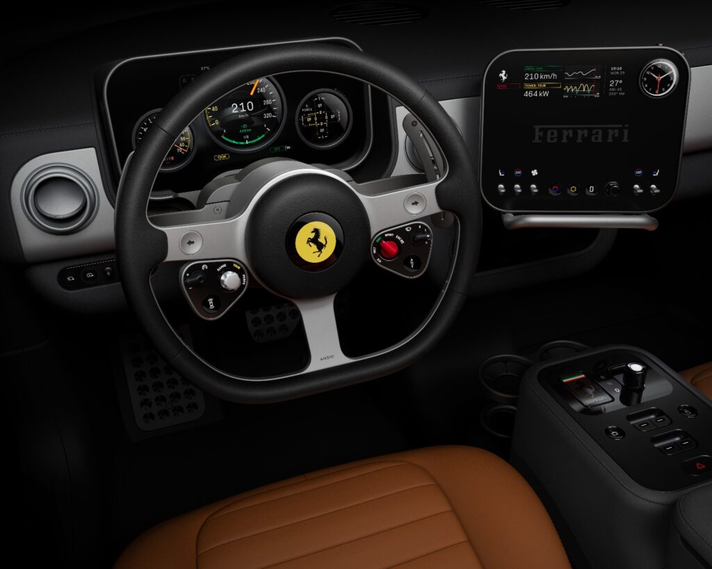 CEO-ul Ferrari recunoaște: „comenzile tactile sunt cu 50% mai ieftine decât butoanele clasice”