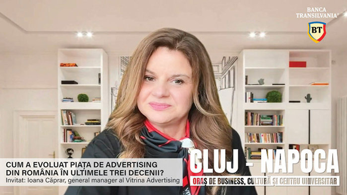 Cluj-Napoca, oraş de business, cultură şi centru universitar.  Ioana Căprar, Vitrina Advertising: Clujul va continua să se dezvolte în domeniile în care deja şi-a pus amprenta foarte bine. Sunt companii care se listează pe bursă, fac achiziţii internaţionale
