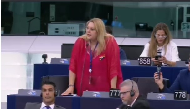 Diana Șoșoacă, audiată în Parlamentul European pentru ridicarea imunității / Este anchetată în România pentru 11 infracțiuni, printre care propagandă legionară, promovarea cultului unor persoane condamnate pentru crime de război și negarea Holocaustului