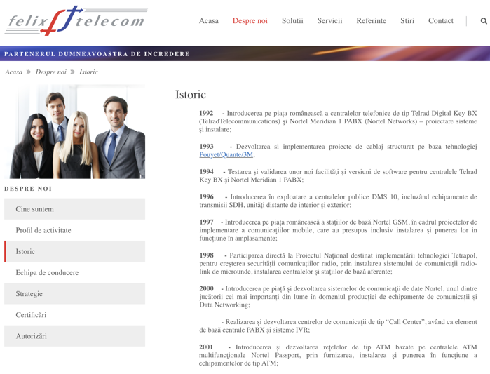 Felix Telecom, integrator IT&C cu 32 de ani de istorie şi afaceri de 75,4 mil. lei, a ajuns în 2025 în portofoliul Stalex PR&Media Events  SRL, firmă controlată de un co-fondator al grupului Nuba. În 2020, active de peste 14 mil. lei au fost transferate către altă companie