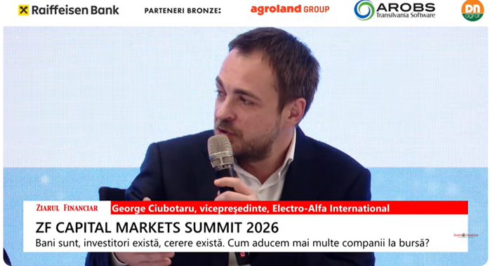 George Ciubotaru, vicepreşedinte Electro-Alfa International: Listarea la BVB ne ajută să punem mai bine în aplicare toate planurile care le avem. Din aprilie se vor întâmpla o parte din paşii menţionaţi în prospect şi pe care i-am promis