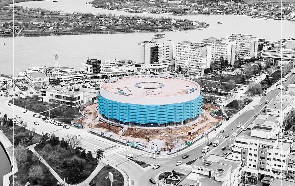 Imagini cu noua Sală Polivalentă din Tulcea, cu peste 4.600 de locuri: „Mult a fost, puțin a rămas”