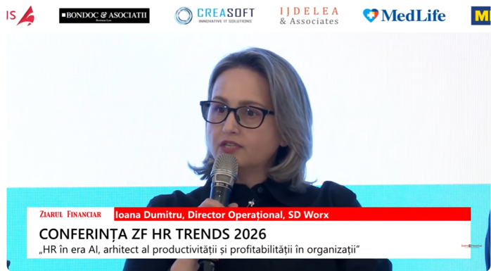 Ioana Dumitru, SD Worx. Există o aşteptare clară din piaţă: să fim mai buni, mai rapizi şi, în acelaşi timp, mai eficienţi din punct de vedere al costurilor