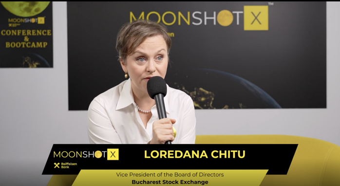 Loredana Chitu, vicepreşedinte, Bursa de Valori Bucureşti: Business există, antreprenori şi iniţiative există, scopul nostru este să-i ajutăm să aibă acces la bani