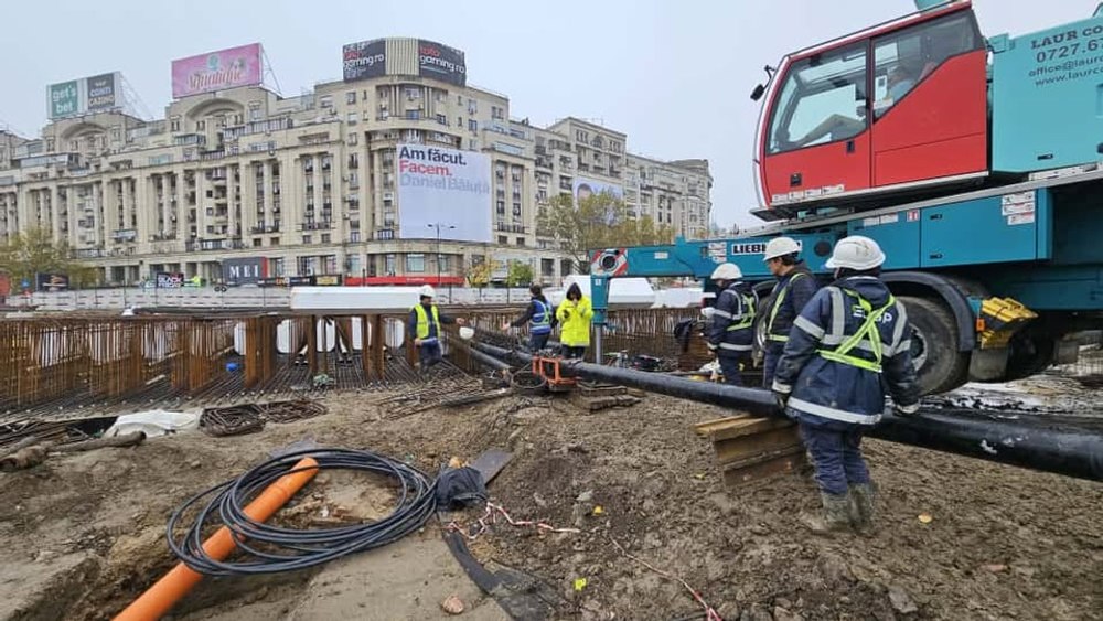 Lucrările la Planșeul Unirii avansează. Trafic redeschis de la 1 mai în zona Hanul lui Manuc, anunță Daniel Băluță