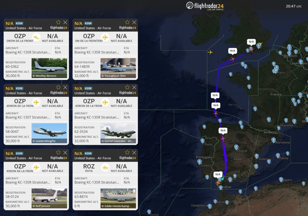 NEWS.ro: Avioanele americane părăsesc Spania după ce guvernul de la Madrid s-a împotrivit ca bazele sale să fie utilizate în atacurile împotriva Iranului