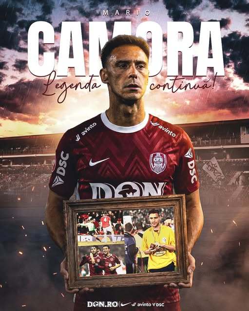 NEWS.ro: CFR Cluj: Căpitanul Mario Camora şi-a prelungit contractul