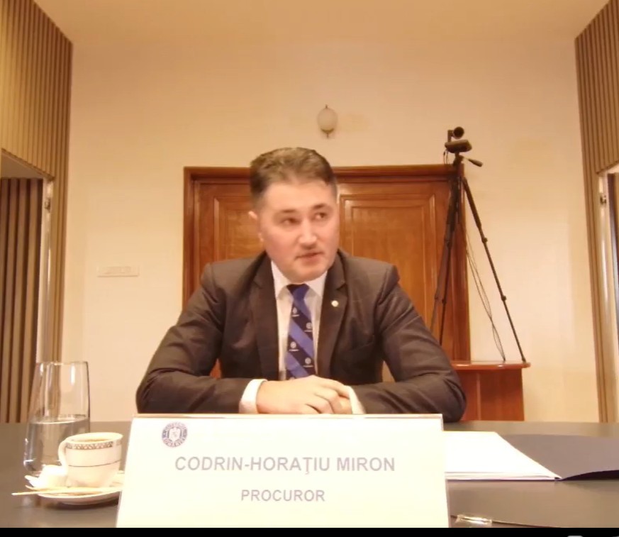 NEWS.ro: Codrin-Horaţiu Miron, aviz favorabil la CSM pentru funcţia de şef al DIICOT