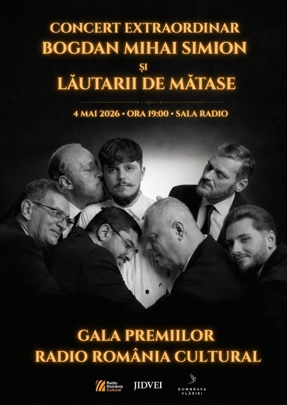 NEWS.ro: Concert extraordinar Bogdan Mihai Simion şi Lăutarii de Mătase, la Gala Premiilor Radio România Cultural