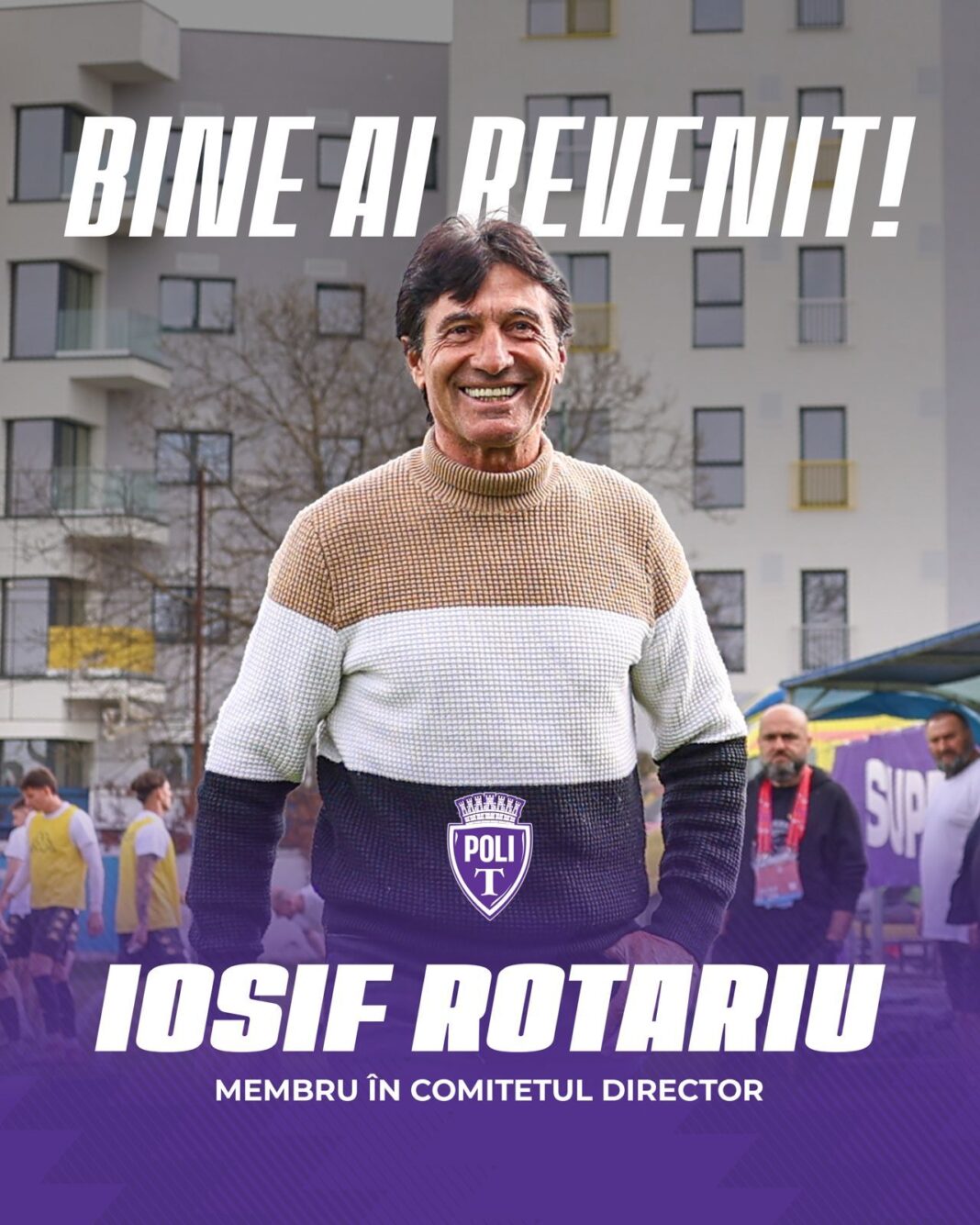 NEWS.ro: Fotbal: Iosif Rotariu a revenit la Poli Timişoara