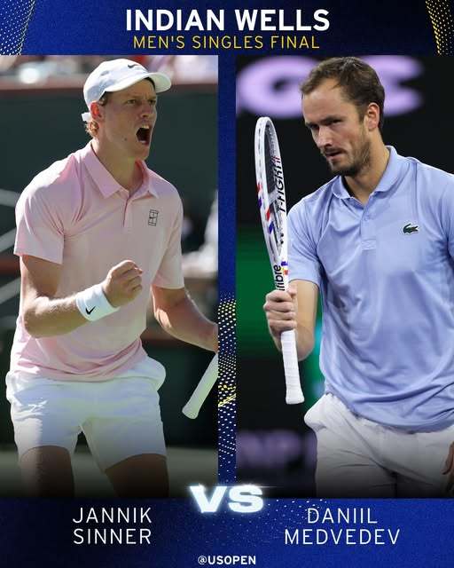 NEWS.ro: Jannik Sinner - Daniil Medvedev, finala de la Indian Wells. Rusul l-a eliminat pe Carlos Alcaraz