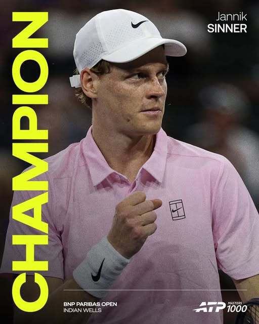 NEWS.ro: Jannik Sinner l-a învins pe Daniil Medvedev şi a câştigat Mastersul 1000 de la Indian Wells pentru prima dată în carieră