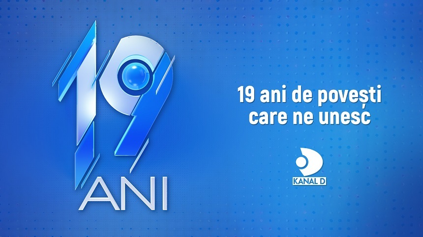 NEWS.ro: Kanal D împlineşte 19 ani/ 15,4 milioane de telespectatori au urmărit postul TV în 2025