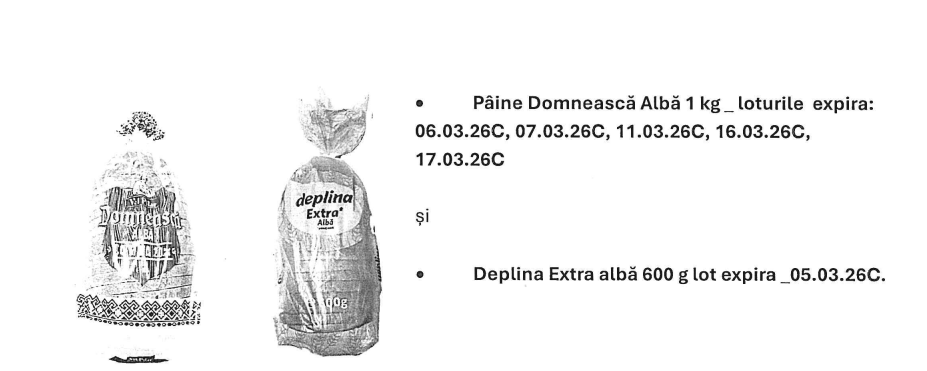 NEWS.ro: Loturi de pâine Vel Pitar, retrase de la comercializare întrucât pot prezenta fragmente de material plastic