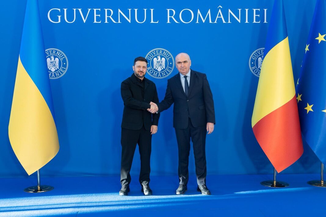 NEWS.ro: Premierul Ilie Bolojan l-a primit pe Volodimir Zelenski la Palatul Victoria / Discuţii privind un pod peste Dunăre între Orlivka şi Isaccea, linie directă de cale ferată Kiev-Bucureşti şi deschiderea unor puncte comune de trecere a frontierei