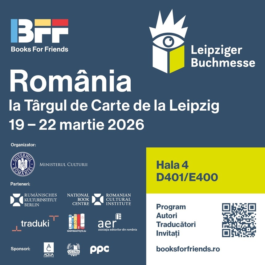 NEWS.ro: România participă la Târgul Internaţional de Carte de la Leipzig cu peste 100 de titluri recente, inclusiv 13 traduceri noi în limba germană