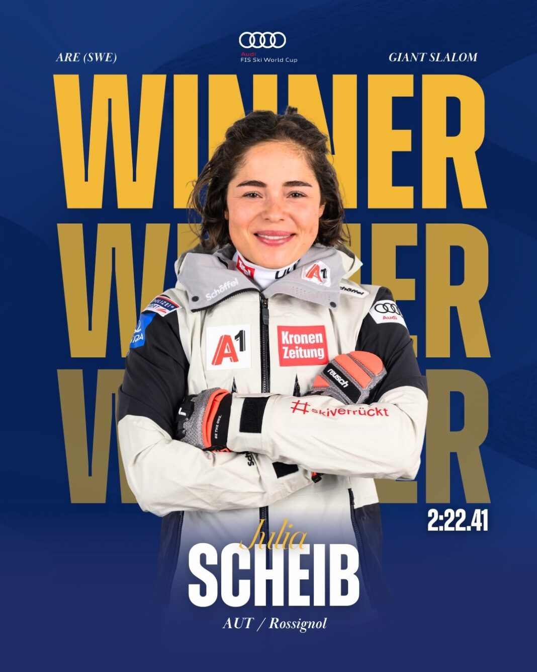 NEWS.ro: Schi alpin: Austriaca Julia Scheib a câştigat slalomul uriaş de la Are